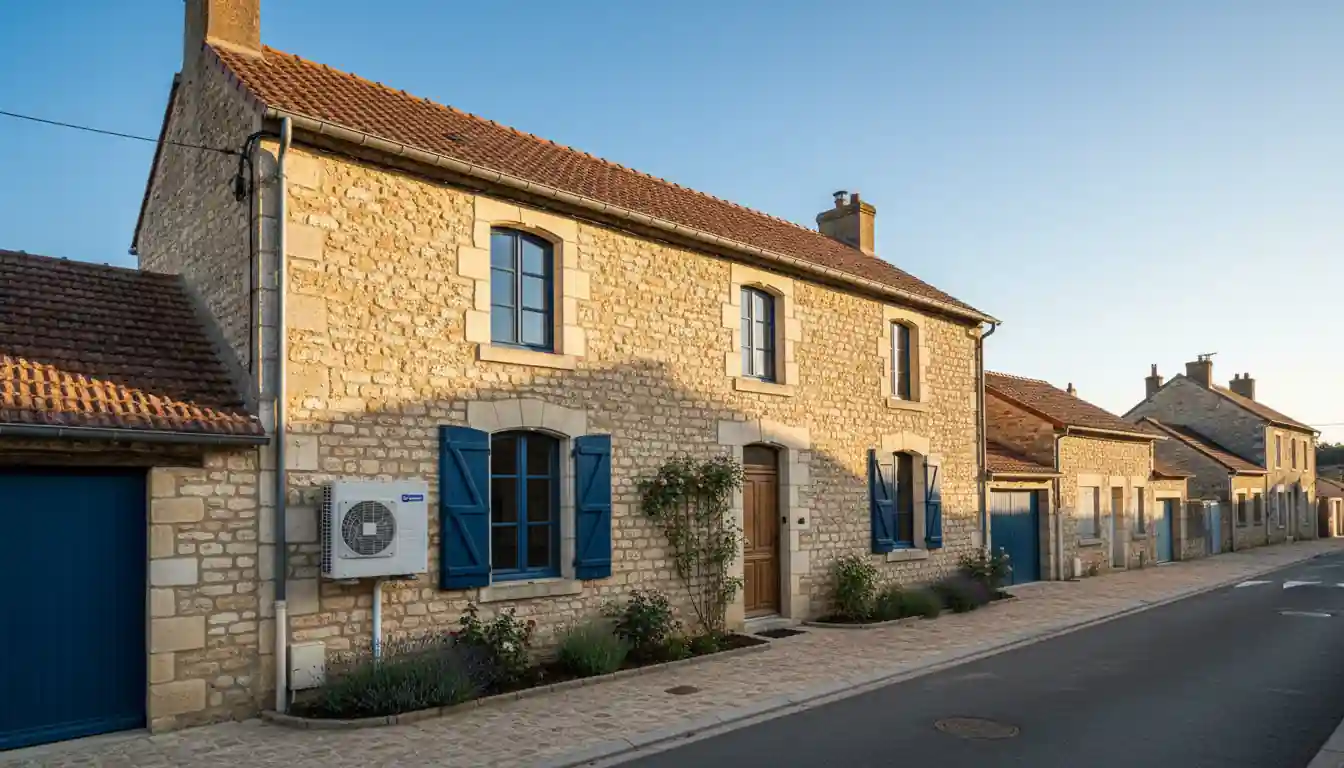 Installation pompe à chaleur à Bonnétable