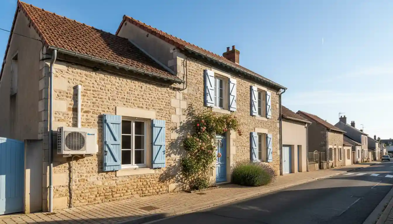 Installation pompe à chaleur à Coulaines