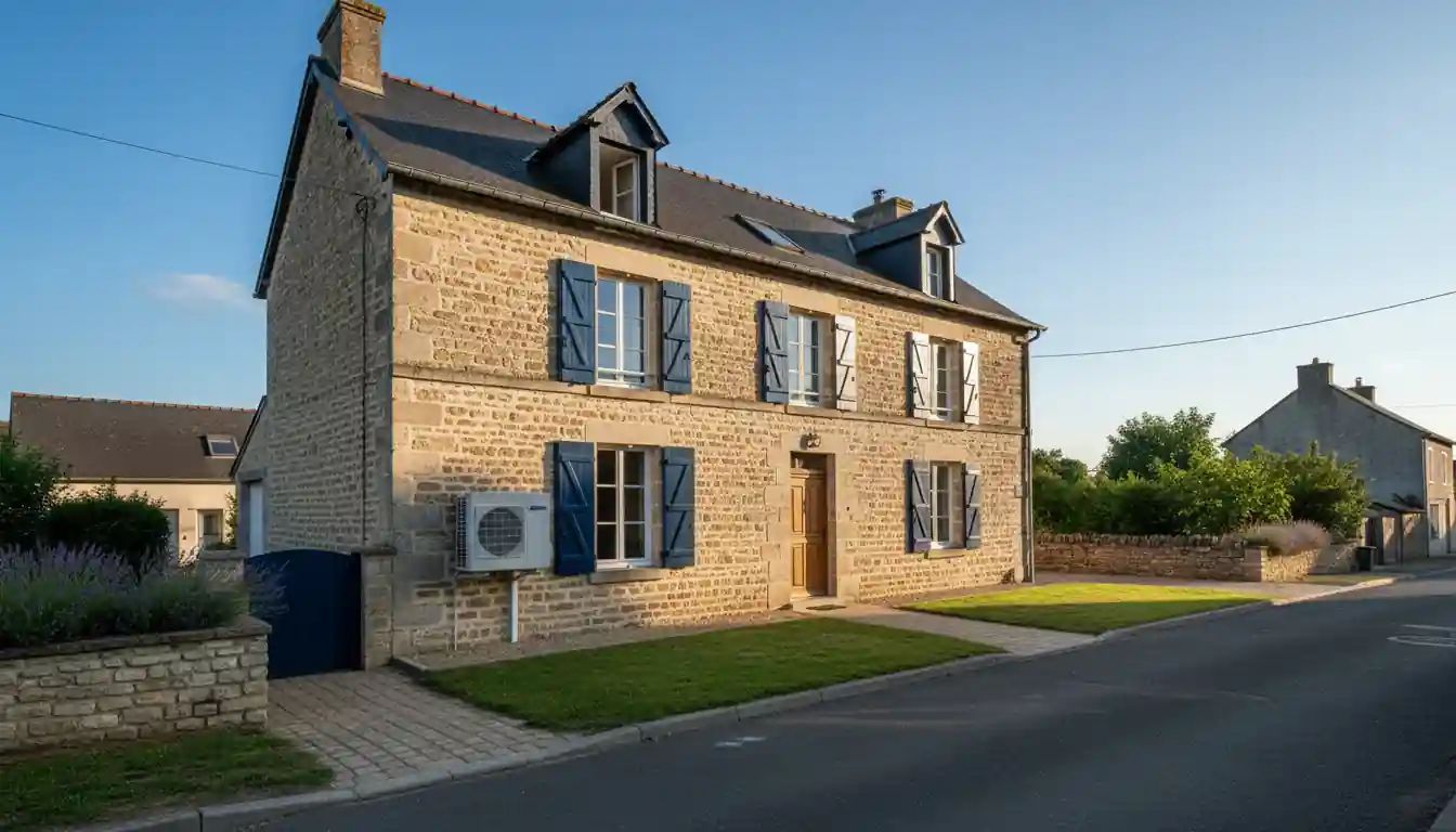 Installation pompe à chaleur à Écommoy