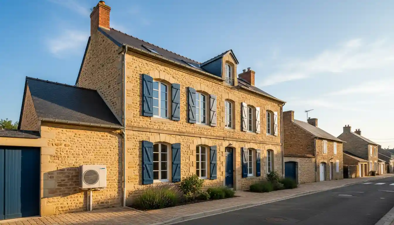 Installation pompe à chaleur à Guécélard