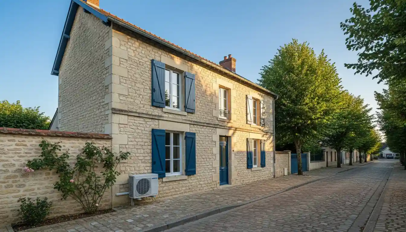 Installation pompe à chaleur à Précigné